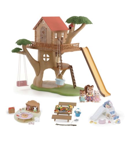Calico Critters Adventure Treehouse Gift Set Toy Tree House Kids Play Time