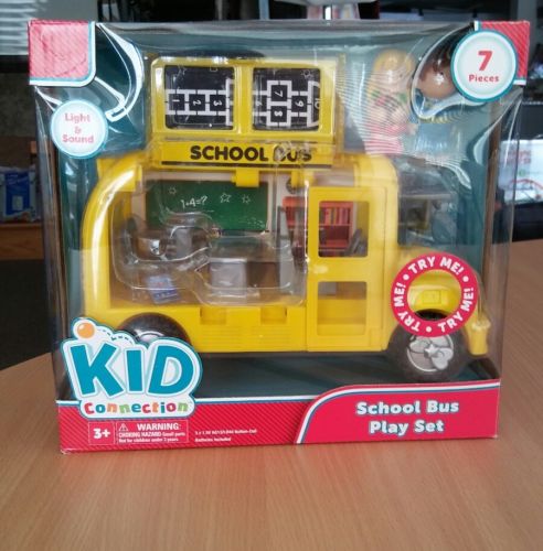 Kid Connection School Bus Play Set