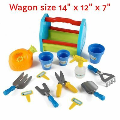 Rainbow Gardening Tool Box 14pc Garden Tools Toy Set for Kid