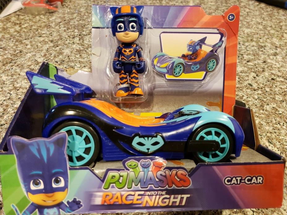 PJ Masks Race Into the Night Cat-Car Vehicle & Figure Set **BRAND NEW**
