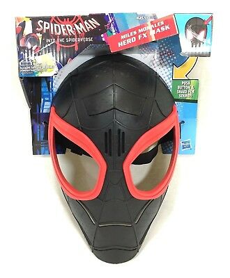 Spider Man Into The Spider Verse Miles Morales Hero FX Mask w/ Sound 2018 New