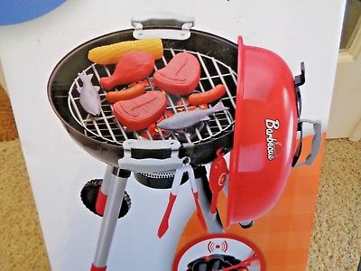NEW Little Moppet Child's BBQ Play Set With Light & Sound Charcoal Grill