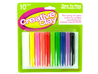 Be Creative with Modeling Clay - 12 packs Crafts For Kiddos & Adults