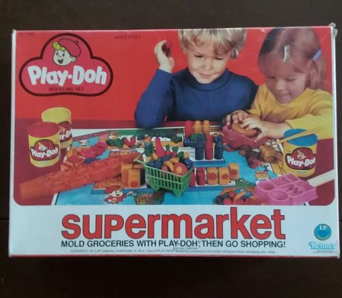 Vintage 1970's Supermarket Play-Doh Set Kenner