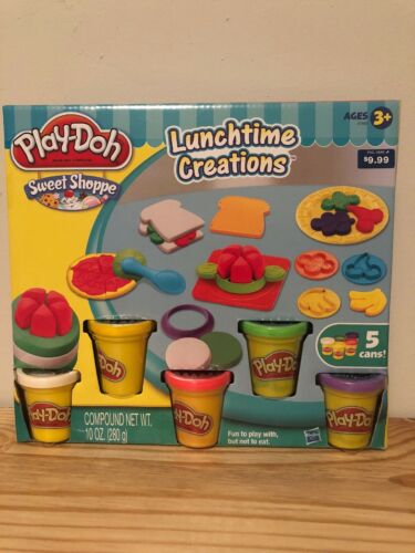 *NEW* Play-Doh Sweet Shoppe Lunchtime Creations Food Set - with 5 Cans of Dough