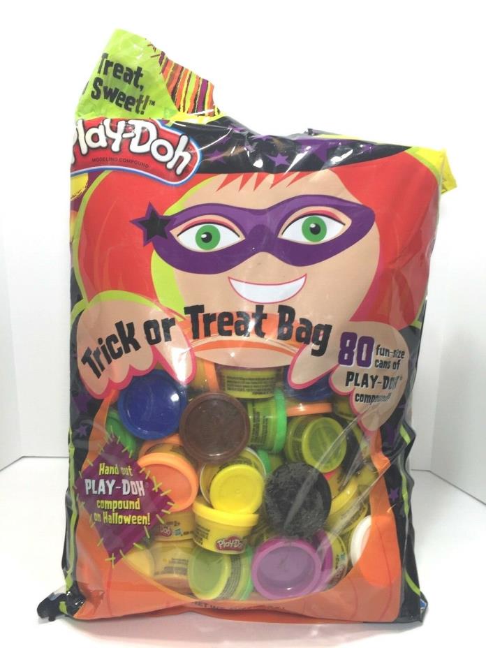 Play-Doh Halloween Trick Treat Bag 80 Fun Size 0.80oz Each Birthday Party Favor