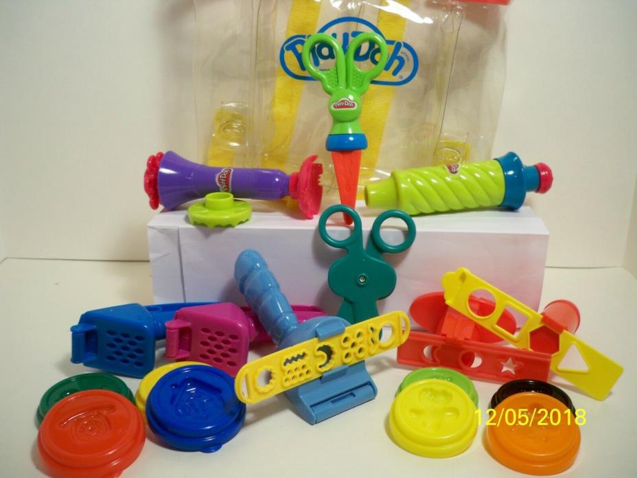Lot of Play Doh Tools and Accessories with carry case/no play doh included
