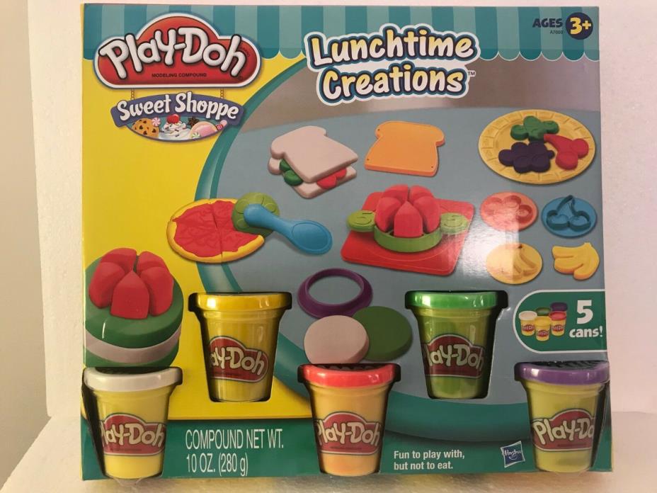 Play-Doh Sweet Shoppe Lunchtime Creations Modeling Clay Set Pizza Sandwiches New
