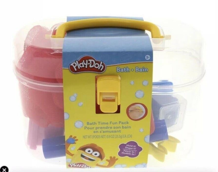 PLAY-DOH  Bath Time Fun Pack Set w/ Moldable soaps, Accessories, and Carry Case