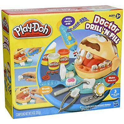 PLAY DOH Doctor Drill 'n Fill Dentist W Electric Drill Teeth Dental Toy Game Kid