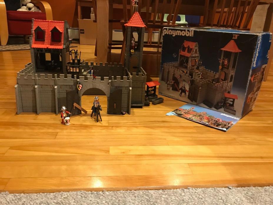 Vintage Playmobil 3450 Large Castle with figures, accessories, box