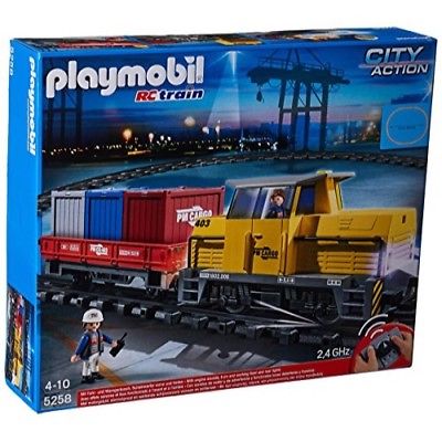 Playmobil 5258 City Action Remote Control (RC) Freight Train - Multi-Coloured