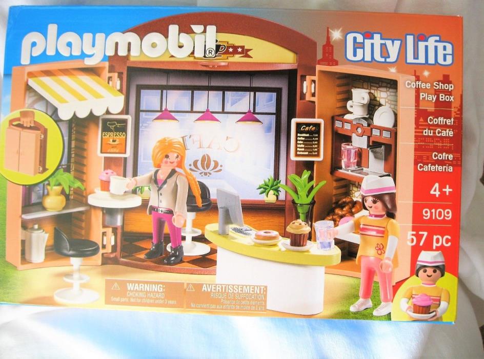 PLAYMOBIL Coffee Shop Play Box 9109