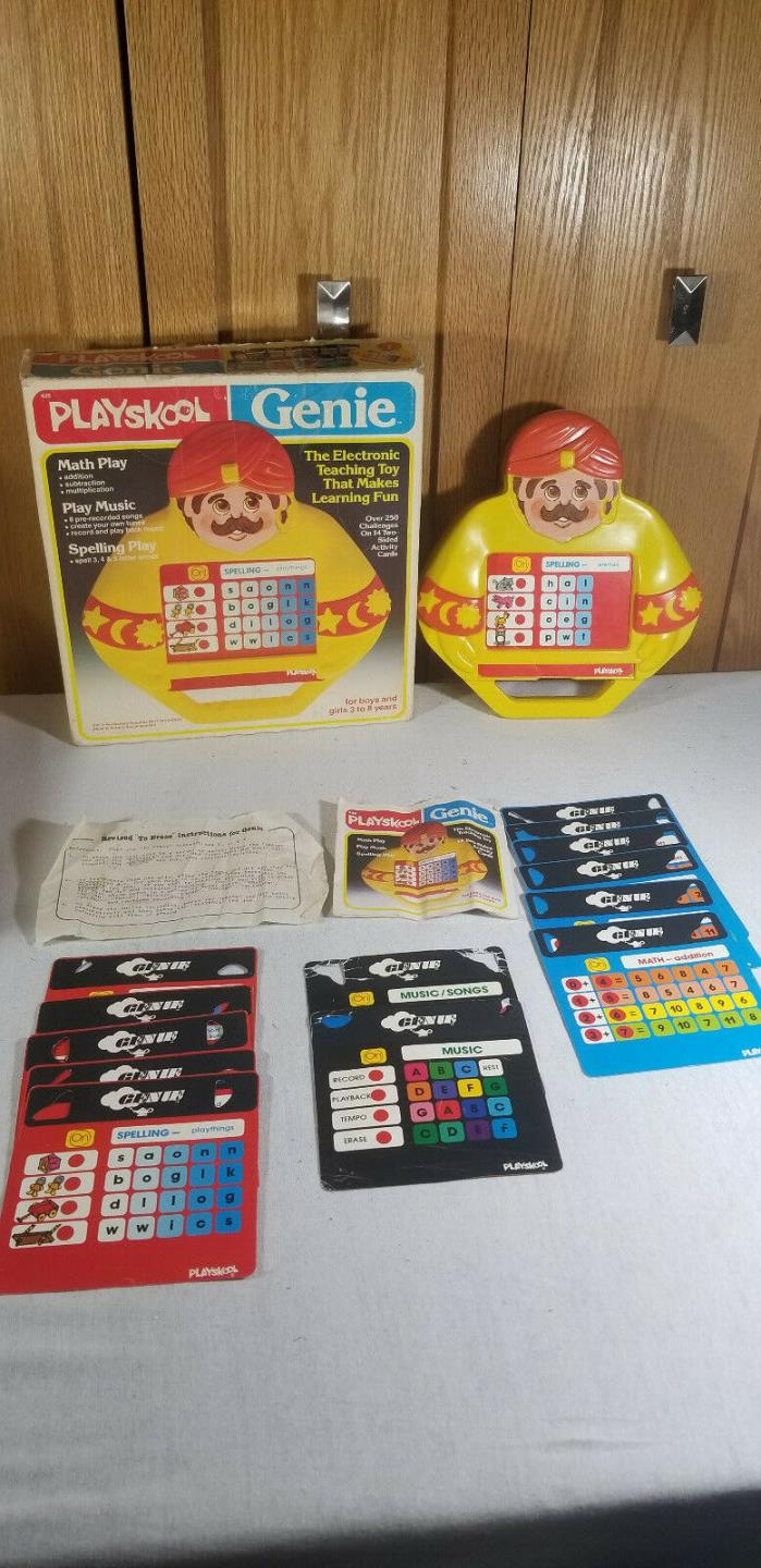 Playskool Genie Vintage Electronic Educational Toy 1981 speak and say 1981