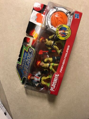 Hasbro Adventure Herors Playschkool Firemen Figures  2010 - Factory sealed