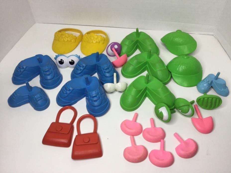 Mr. & Mrs. Potato Head Parts Lot - 27 pcs