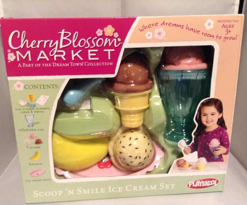 Playskool Cherry Blossom Market - Scoop 'N Smile Ice Cream Set