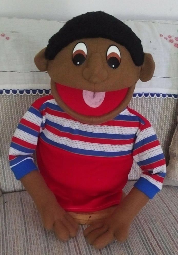 Professional 22 inch tall Boy Puppet-Your choice of skin color