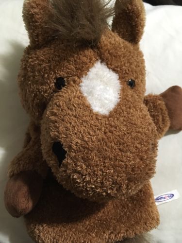 MARY MEYER Horse Hand Puppet Preschool Imagination Play Fuzzy Daycare Plush