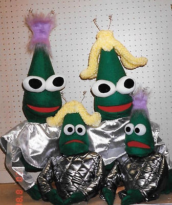 Large Green Alien Space Creature Puppet Family of 4-ministry, education