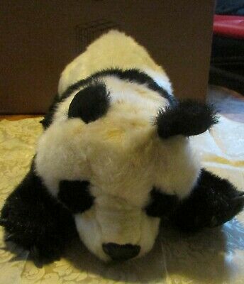 FOLKMANIS PANDA BEAR HAND PUPPET STUFFED PLUSH ANIMALS