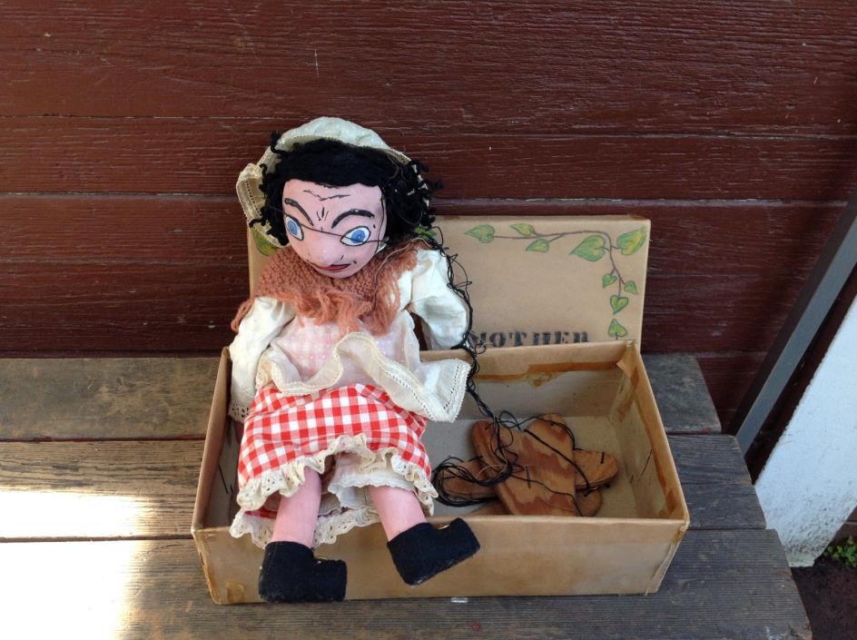 Cool Weird Handmade Marionette String Puppet 