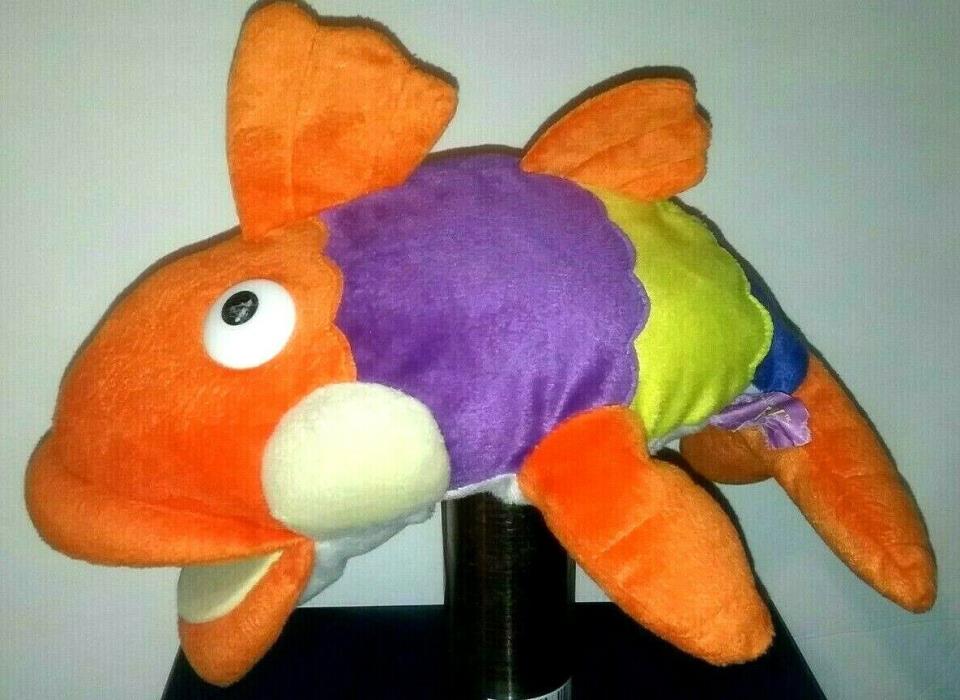 The Fish Philosophy Pete The Perch Learning Toy Medium Multi Colored Puppet PO