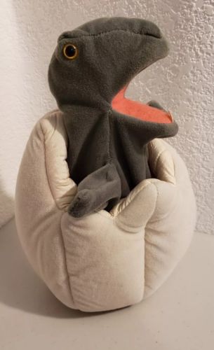 HTF-8” FOLKMANIS Folktails Hatching Baby DINOSAUR EGG Hand Puppet Plush