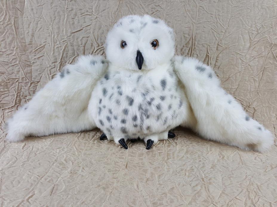 Folkmanis Plush Hand Puppet Snow Owl With Turning Head 13