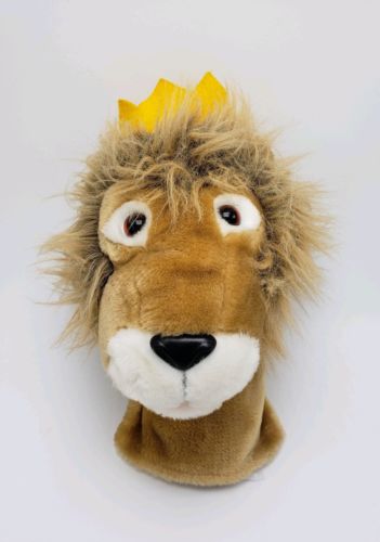 Vintage Dakin Lion King Hand Puppet Plush Stuffed Animal Toy Old 1987 sz 12