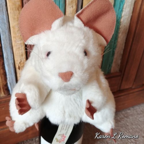Folkmanis White Rat Mouse Hand Puppet 7
