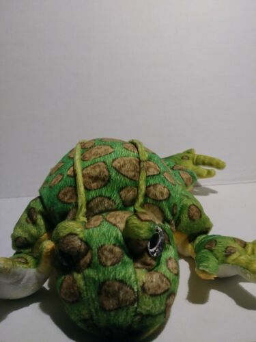 Leopard Frog-Folkmanis Puppet Used Great Condition Green W/ Yellow