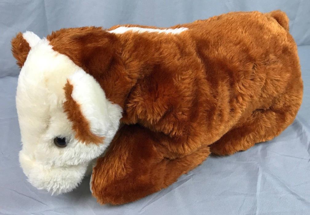 Country Critters Vintage Cow/Calf Full Bodied Body Hand Puppet stuffed animal