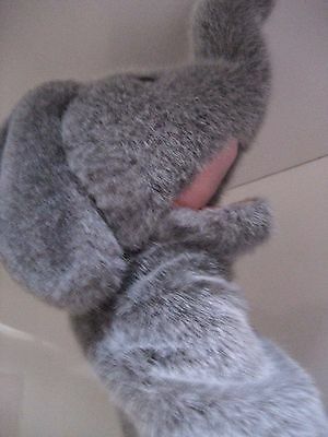 RUSS PUPPET PARADE Plush ELEPHANT Gray Hand Puppet Pretend Play Nice Clean! 14