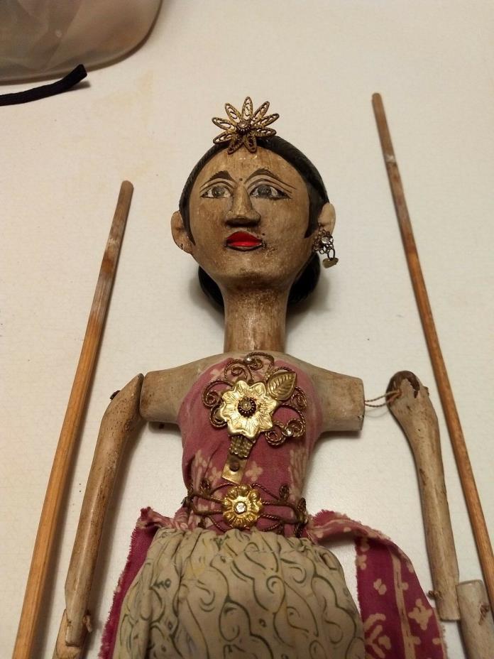 Wooden Spainish Lady Marionette