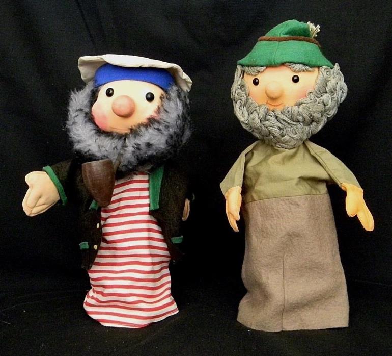 Vintage puppets, Sea Captain and Tyrolean