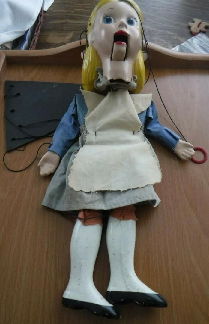 Vintage Peter Puppet Alice In Wonderland Marionette