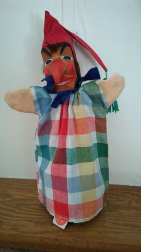 Vintage Spiel Gut *Punch* Wooden Head, Hand Puppet