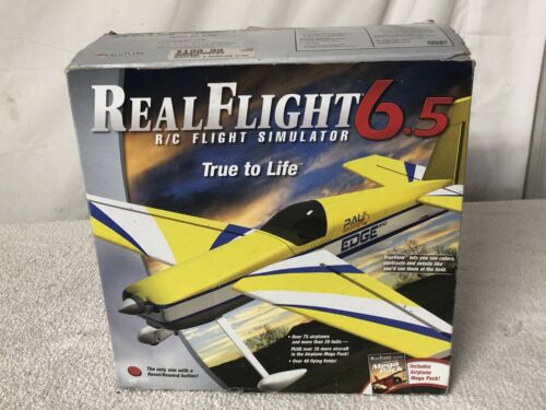 Realflight 6.5 with Transmitter and Mega Pack with additional Airplanes