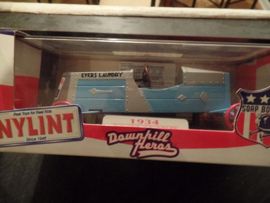 down hill heroes 1934 winner die-cast car new