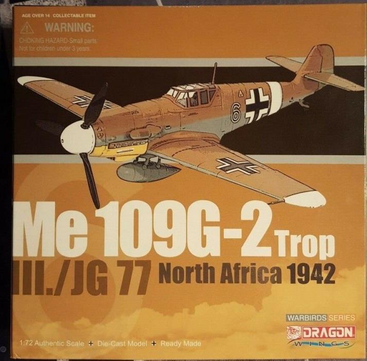 Dragon Warbirds 1/72 Me 109G-2 Trop, N. Africa 1942, III./JG 77