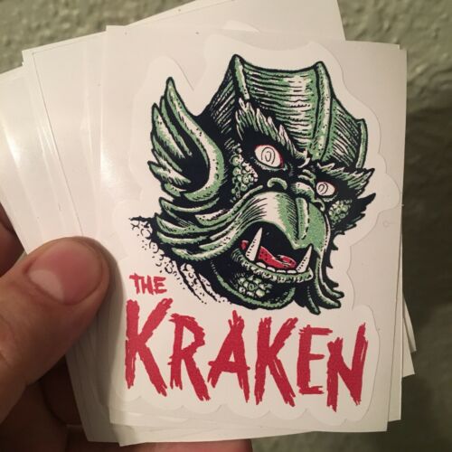 KRAKEN • STICKER • Retro MANI-YACK MONSTER!!! Clash Of The Titans