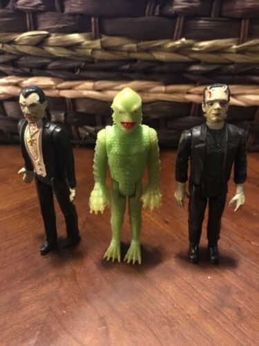 1980 Universal Monsters Dracula, Frankenstein, Creature From the Black Lagoon