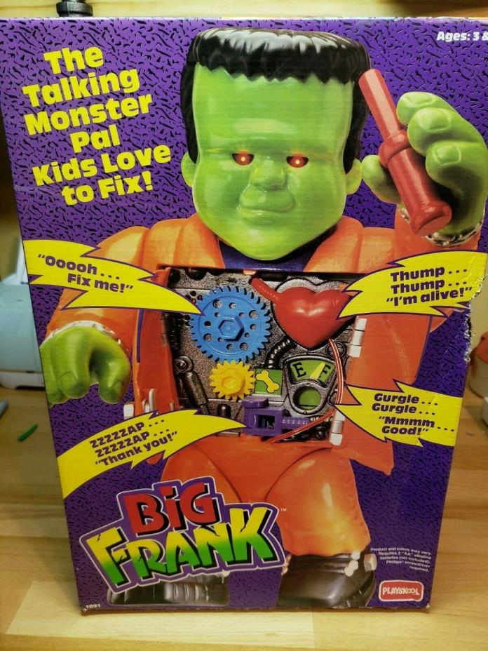 1992 Playskool Big Frank 16” Frakenstein Figure Toy New in box - Some Damage