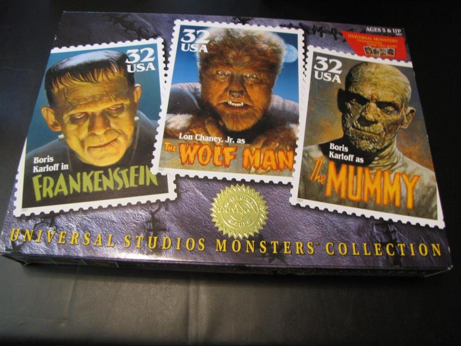 Hasbro Universal Studios Monsters Collection 12 inch Frankenstein Wolf Man Mummy