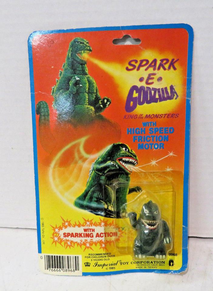 1985 Godzilla Spark E by Imperial Godzilla MOC C-7.5+  small crack in the bubble