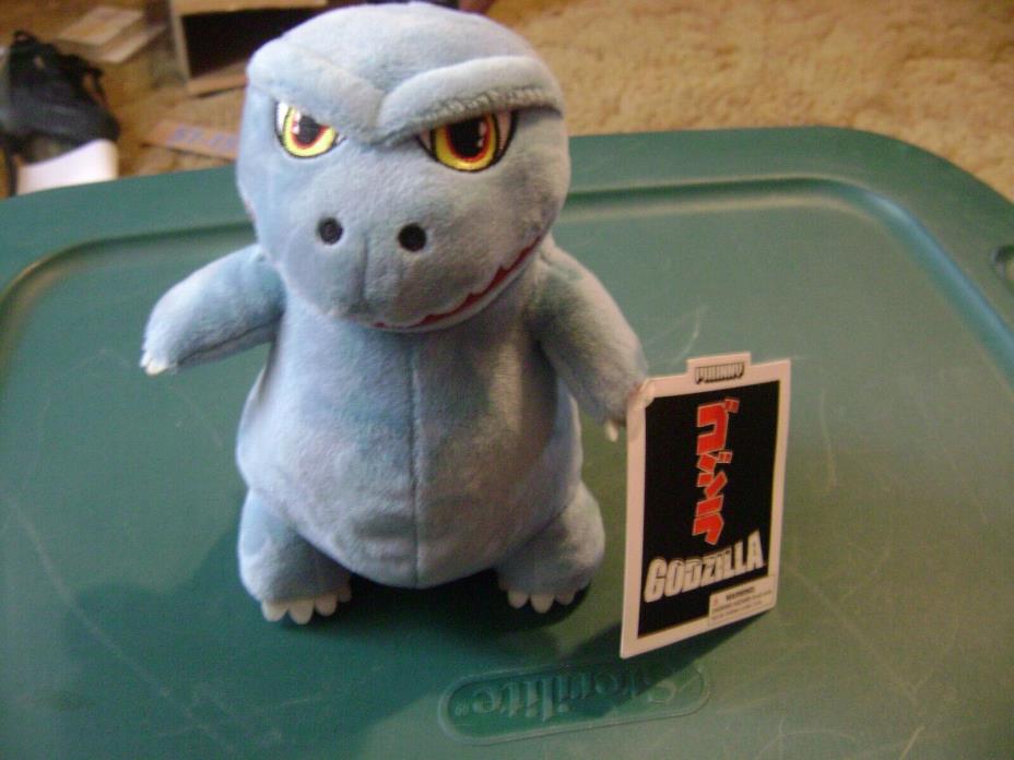 Godzilla Phunny Blue Plush doll N.W.T. By Kidrobot 2018