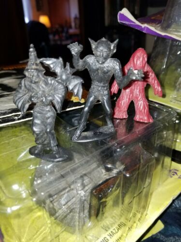 VINTAGE MPC MONSTER WITCH & WOLFMAN &  MONSTER FIGURE  2.5