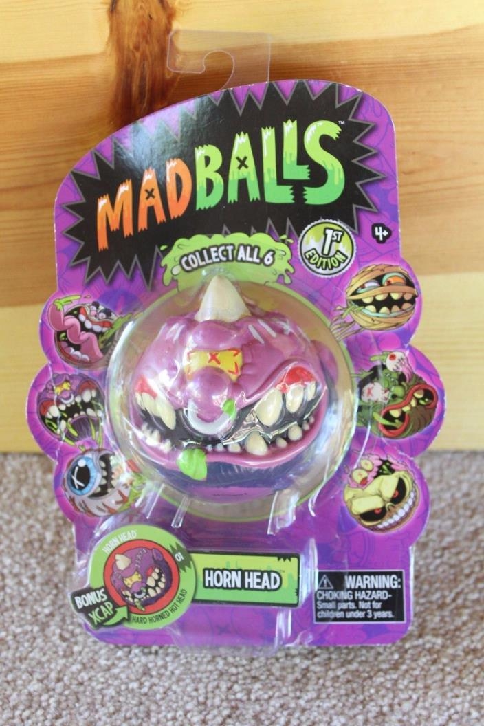 Madballs Mad Balls HORN HEAD Series 1 American Greetings 1st Edition Large Foam