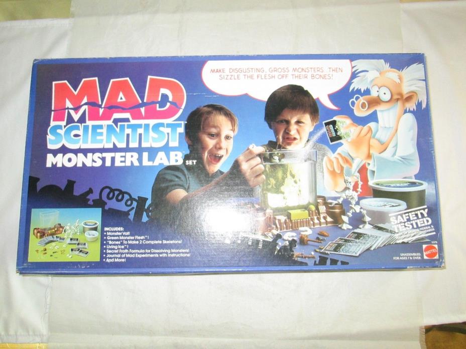 Vintage Mattel MAD SCIENTIST MONSTER LAB - Sealed